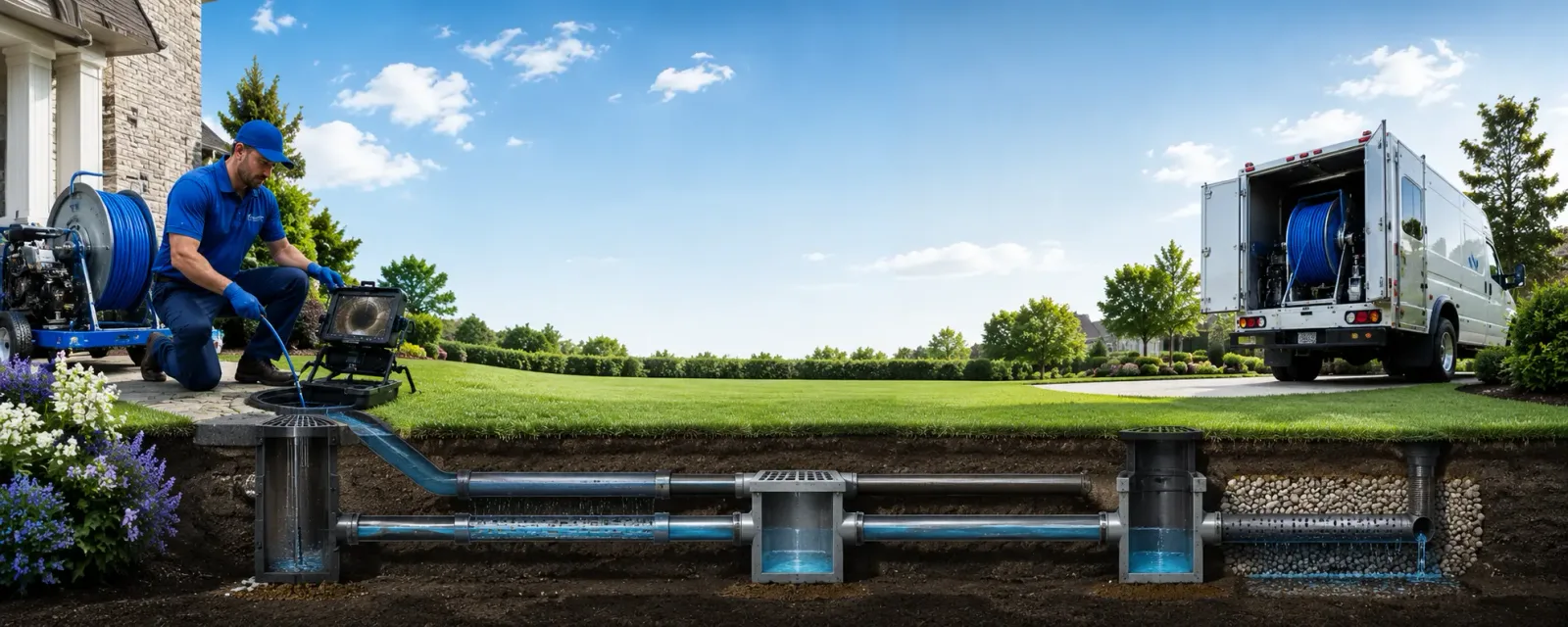 Outdoor drain cleaning information for Texico, NM